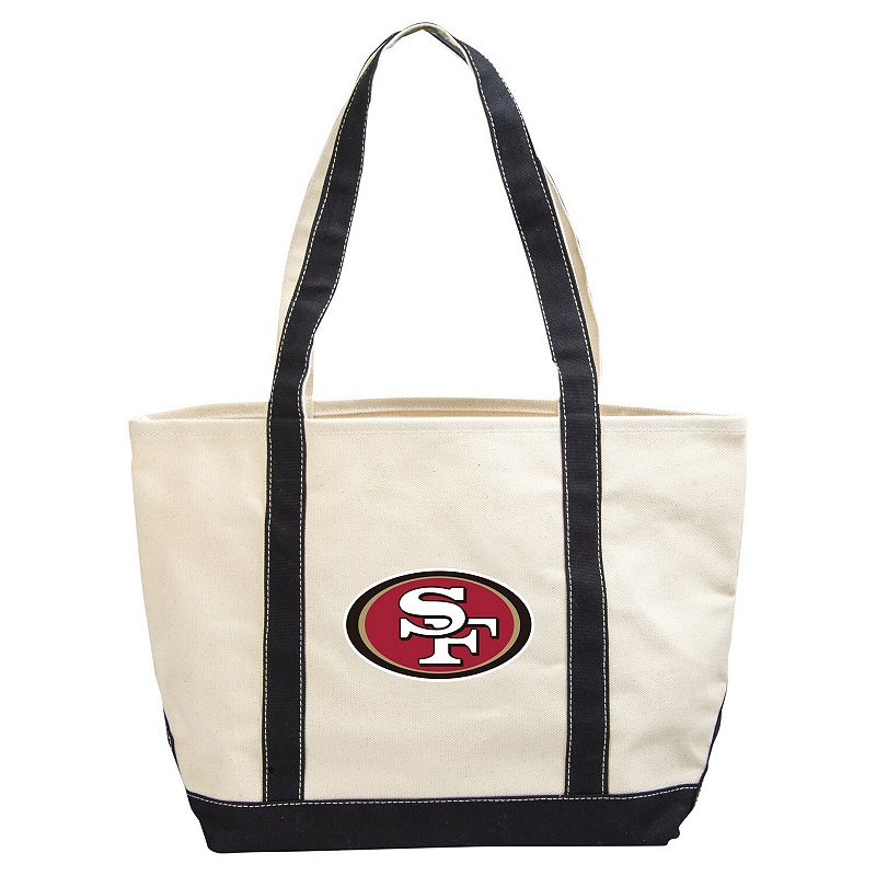 San Francisco 49ers Canvas Tote Bag, Beige