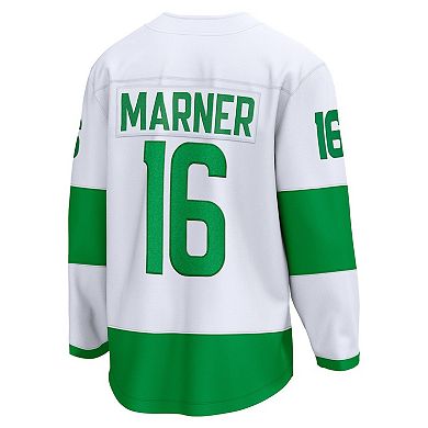 Men's Fanatics Branded Mitch Marner White Toronto Maple Leafs St. Patricks Alternate Premier Breakaway Player Jersey