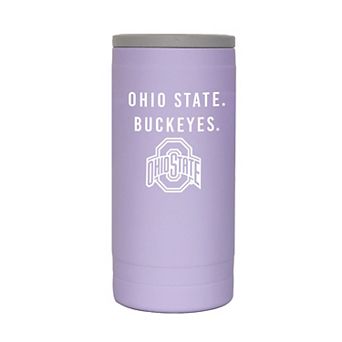 Ohio State Buckeyes 12oz. Lavender Soft Touch Slim Coolie