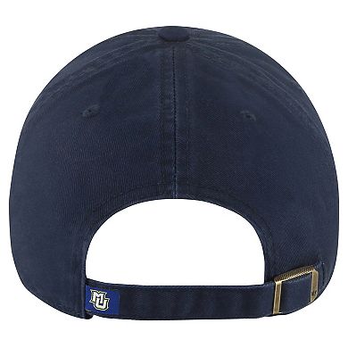 Men's '47 Navy Marquette Golden Eagles Clean Up Adjustable Hat