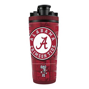 WinCraft Alabama Crimson Tide 26oz. 4D Stainless Steel Ice Shaker Bottle