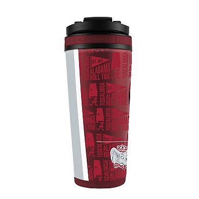WinCraft Alabama Crimson Tide 26oz. 4D Stainless Steel Ice Shaker Bottle