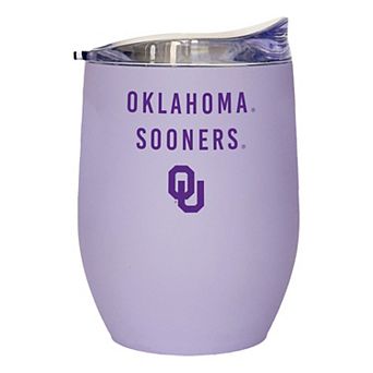 Oklahoma Sooners 16oz. Lavender Soft Touch Curved Tumbler
