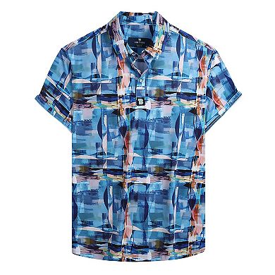 Tom Baine Men's Performance Four-way Stretch Golf Polo