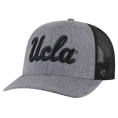 Men's '47 Charcoal UCLA Bruins Carbon Trucker Adjustable Hat