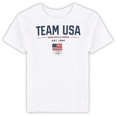 Preschool White Team USA Gold Medal T-Shirt