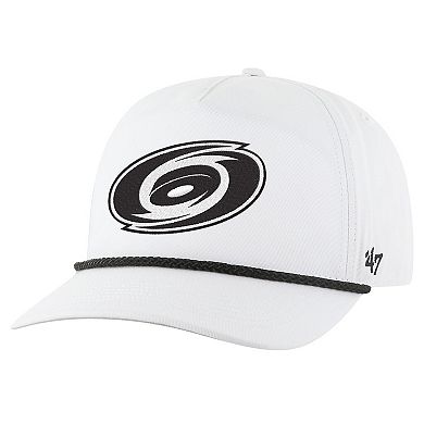 Men's '47 White Carolina Hurricanes Rope Hitch Adjustable Hat