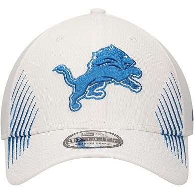 Men's New Era White Detroit Lions Active 39THIRTY Flex Hat