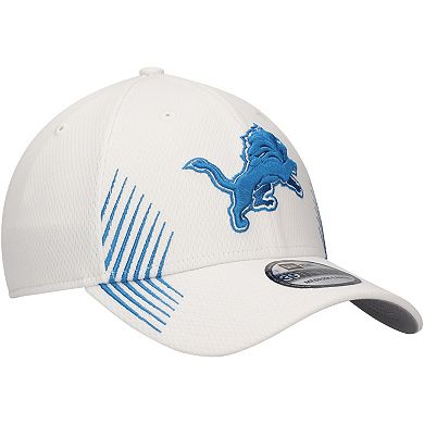Men's New Era White Detroit Lions Active 39THIRTY Flex Hat