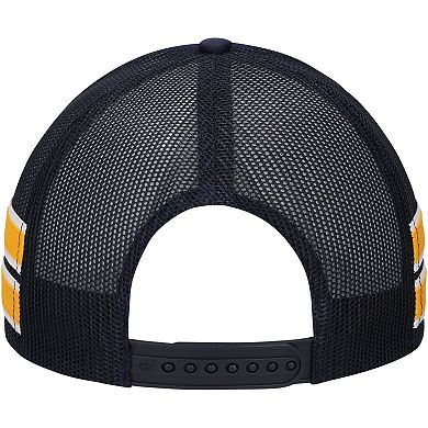 Men's '47 Navy West Virginia Mountaineers Sideband Trucker Adjustable Hat