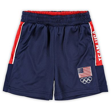Toddler Navy Team USA Agility Shorts