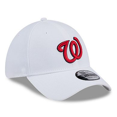 Men's New Era White Washington Nationals Evergreen 39THIRTY Flex Hat