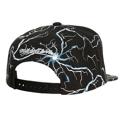 Men's Mitchell & Ness Black New York Knicks Storm Season Snapback Hat