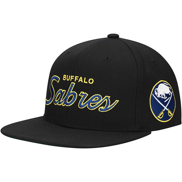 Men's Mitchell & Ness Black Buffalo Sabres Core Team Script 2.0 ...