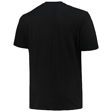Men's Fanatics Black Cleveland Browns Big & Tall Pop T-Shirt