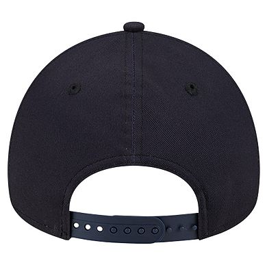 Men's New Era Navy Seattle Mariners Team Color A-Frame 9FORTY Adjustable Hat