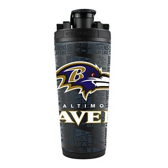 WinCraft Baltimore Ravens 26oz. 4D Stainless Steel Ice Shaker Bottle