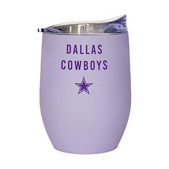 Dallas Cowboys 16oz. Lavender Soft Touch Curved Tumbler