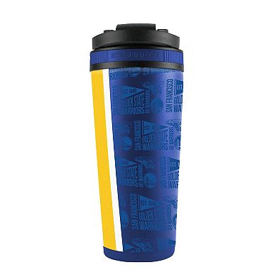 WinCraft Golden State Warriors 26oz. 4D Stainless Steel Ice Shaker Bottle