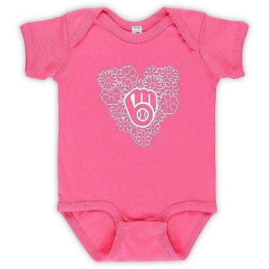 Infant Soft as a Grape Milwaukee Brewers 3-Pack Bodysuit Set