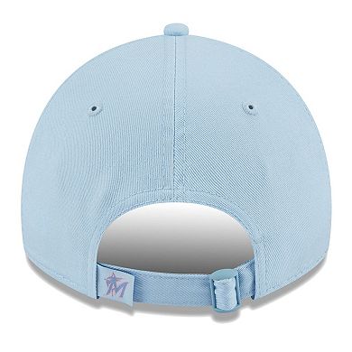 Women's New Era Miami Marlins Multi Light Blue 9TWENTY Adjustable Hat