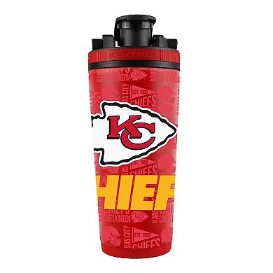 WinCraft Kansas City Chiefs 26oz. 4D Stainless Steel Ice Shaker Bottle