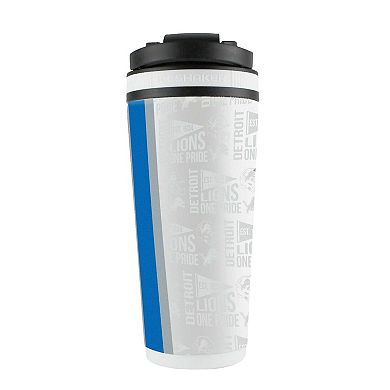 WinCraft Detroit Lions 26oz. 4D Stainless Steel Ice Shaker Bottle