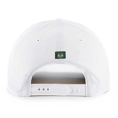 Men's '47 White Milwaukee Bucks Fairway Hitch brrr Adjustable Hat