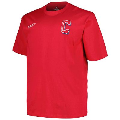 Men's Profile Red Louis Cardinals Big Tall Split Zone T-Shirt