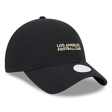 Women's New Era Black LAFC Throwback 9TWENTY Adjustable Hat