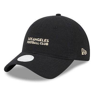 Women's New Era Black LAFC Throwback 9TWENTY Adjustable Hat