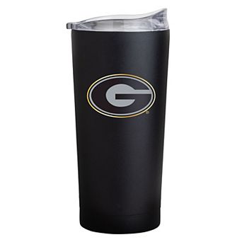 Georgia Bulldogs Black Foil 20oz. Powder Coat Tumbler