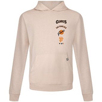 Men's Levelwear Cream San Francisco Giants Base Line Pullover Hoodie