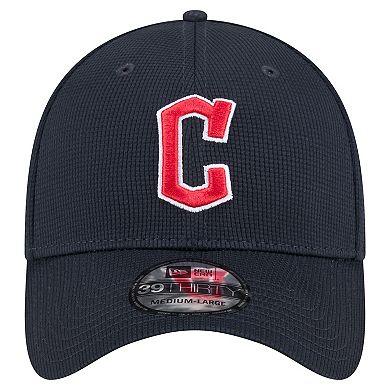 Men's New Era Navy Cleveland Guardians Active Pivot 39THIRTY Flex Hat