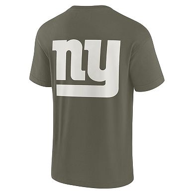 Unisex Fanatics Signature Olive New York Giants Elements Super Soft Short Sleeve T-Shirt