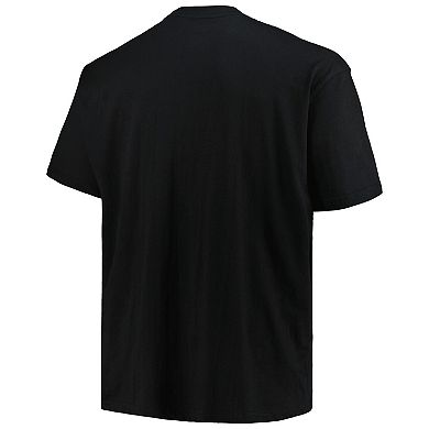 Men's Fanatics Branded Black New York Giants Big & Tall Pop T-Shirt