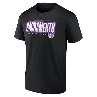 Men's Fanatics Branded Black Sacramento Kings Box Out T-Shirt