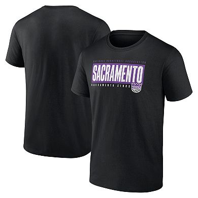 Men's Fanatics Branded Black Sacramento Kings Box Out T-Shirt