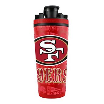 WinCraft San Francisco 49ers 26oz. 4D Stainless Steel Ice Shaker Bottle