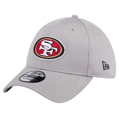 Men's New Era Gray San Francisco 49ers Active 39THIRTY Flex Hat