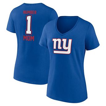 Women's Fanatics Branded Royal New York Giants Mother's Day V-Neck T-Shirt
