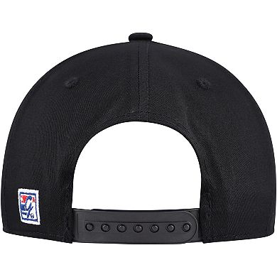 Unisex The Game Black Purdue Boilermakers Retro Circle Snapback Hat