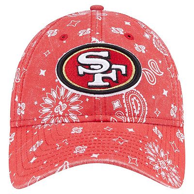Women's New Era Scarlet San Francisco 49ers Paisley 9TWENTY