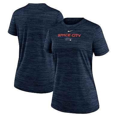 Women's Nike Navy Houston Astros City Connect Practice Velocity T-Shirt