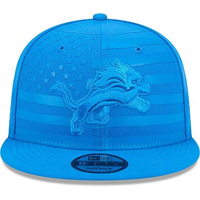 Men's New Era Blue Detroit Lions Independent 9FIFTY Snapback Hat