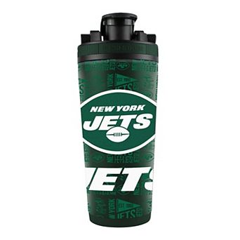WinCraft New York Jets 26oz. 4D Stainless Steel Ice Shaker Bottle