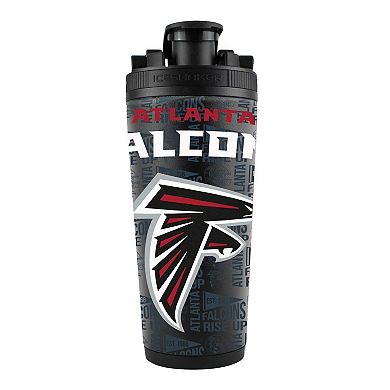 Atlanta Falcons 26oz. 4D Stainless Steel Shaker Bottle