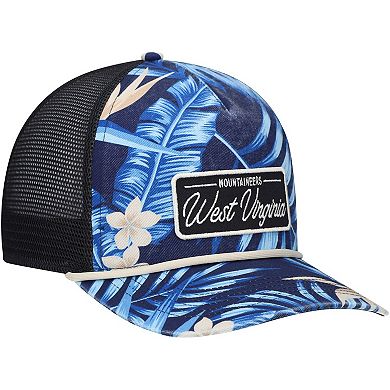 Men's '47 Navy West Virginia Mountaineers Tropicalia Hitch Adjustable Hat