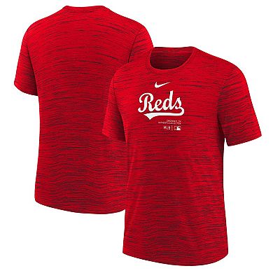 Youth Nike Red Cincinnati Reds Authentic Collection Practice Performance T-Shirt