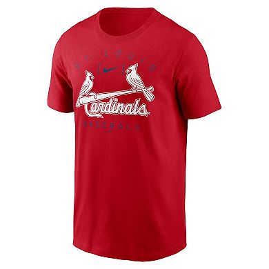 Men's Nike Red St. Louis Cardinals Home Team Athletic Arch T-Shirt